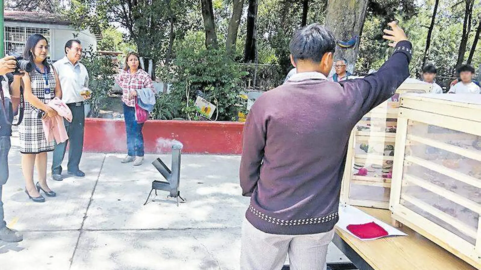 estufa ecológica y portátil